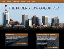 Tablet Screenshot of phoenixlawgroup.com